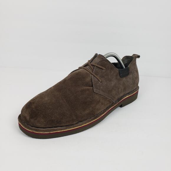 Propet Finn Mens Size 10 3E Wide Brown Suede Formal Dress Oxford Shoes MCX022S - Picture 2 of 13